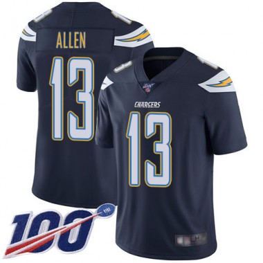 Los Angeles Chargers NFL Football Keenan Allen Navy Blue Jersey Men Limited  #13 Home 100th Season Vapor Untouchable->los angeles chargers->NFL Jersey